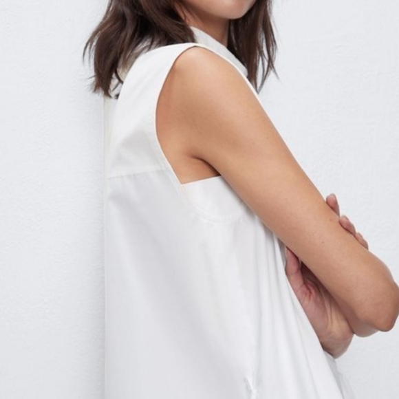 Zara tied sleeveless blouse - Picture 2 of 12